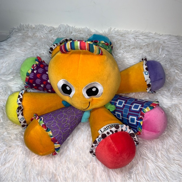 Lamaze Octopus Sensory Toy Horn Sound Octotunes Orange - Picture 3 of 5